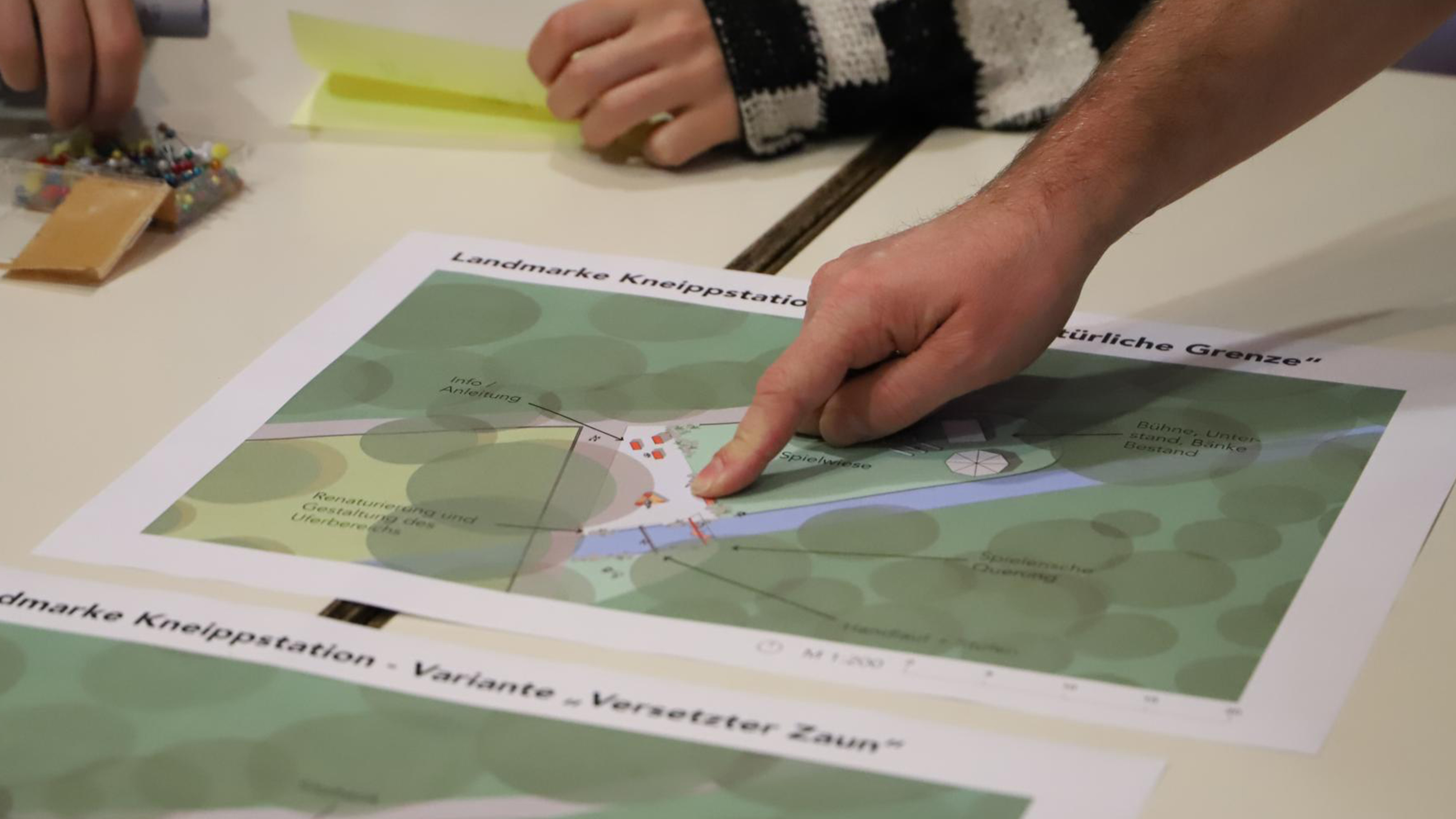 Mit den Stakeholdern vor Ort wurden kontinuierlich die Varianten besprochen und anschließend weiterentwickelt